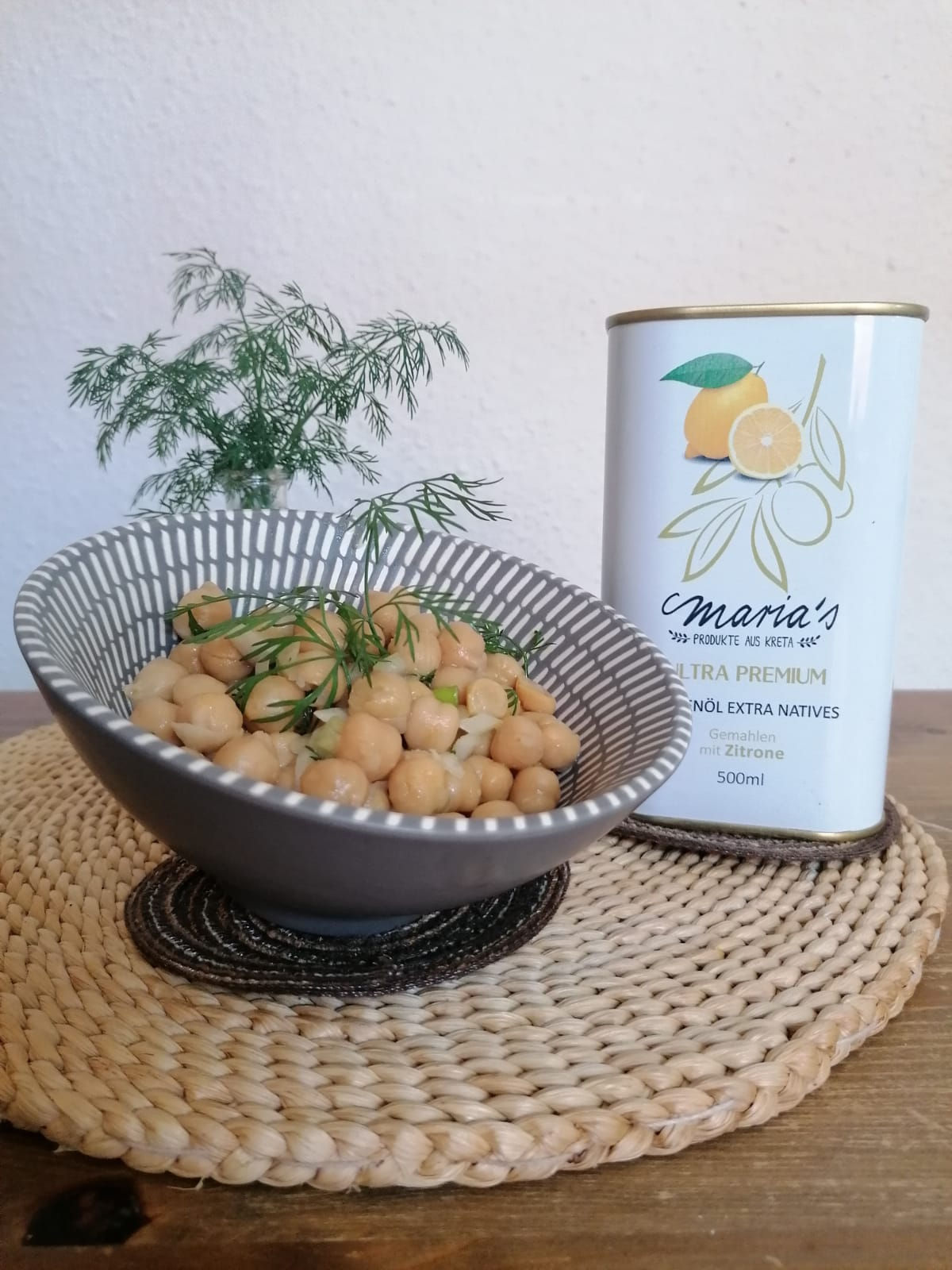 Marias Kichererbsen und Olivenöl aus Kreta